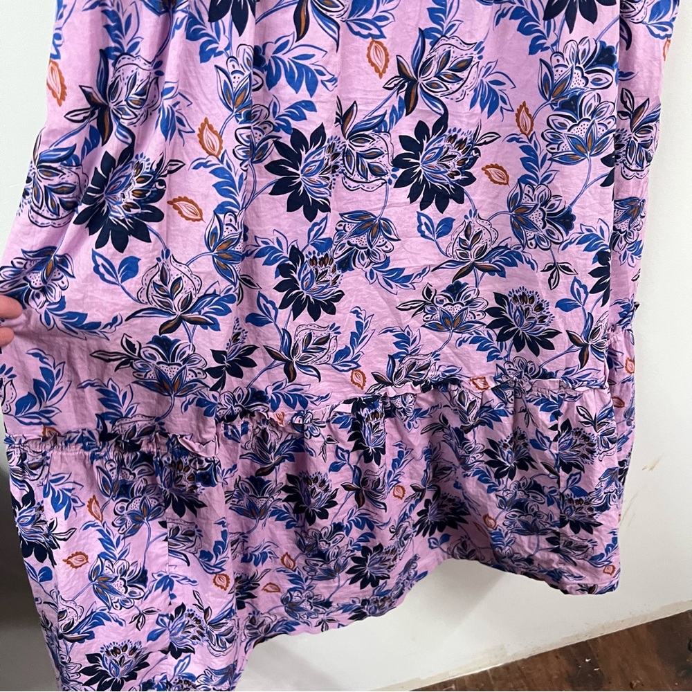 J. Crew Factory Square Neck Midi Dress - Picture 8 of 14